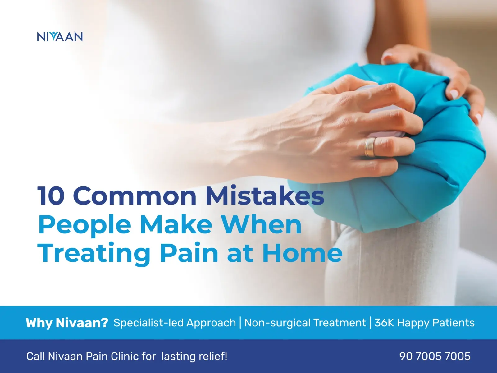 common mistakes treating pain at home